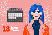 18 Grainy Vector Brushes, a Brush Add-On by IuliiaSavko (Thumbnail 2 of 8)