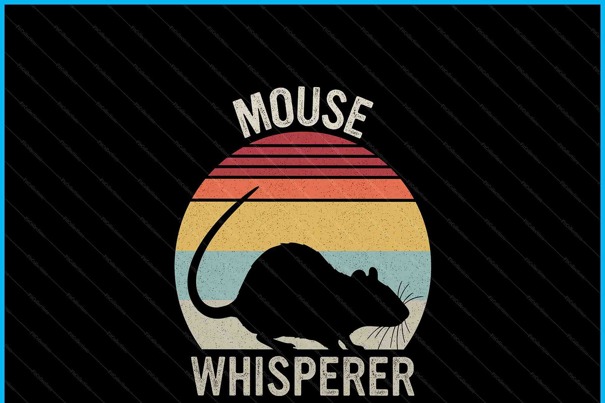 Retro Mouse Whisperer SVG PNG, a Graphic by Creativeusart (Photo 2 of 4)