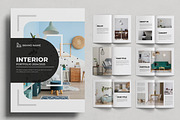 Interior Portfolio Template, a Magazine Template by ContestDesign (Thumbnail 1 of 3)