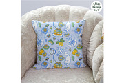 Lemon Tea Time Seamless Pattern, a Food Illustration by TitaLivingArt (Thumbnail 7 of 10)