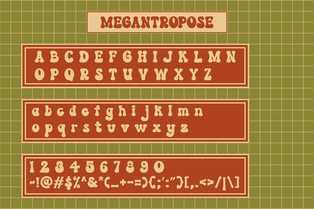 Megantropose, a Sans Serif Font by Nian Keun Studio (Photo 9 of 10)