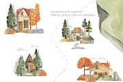 House in the woods, an Illustration by Love Watercolor Store (Thumbnail 8 of 9)