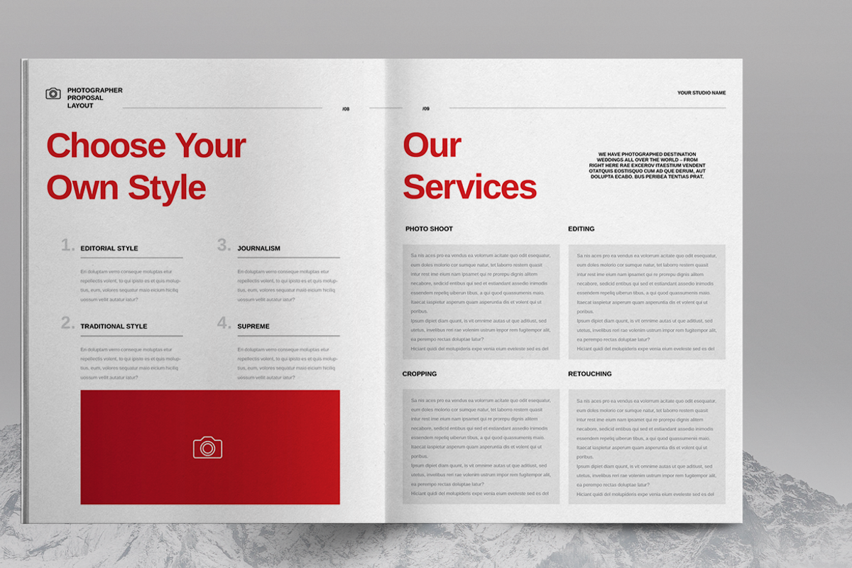 Photography Proposal Template