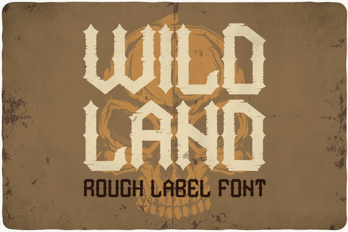 Wild Land typeface preview 6