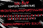 Ink Boy – Textured Brush Font, a Handwritten Font by Dm Studio (Thumbnail 9 of 9)
