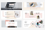 Rosegold Facebook Cover Pack, a Social Media Template by Crevo Studio (Thumbnail 4 of 8)