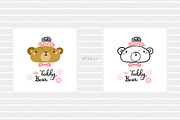Cute Animal Illustrations & Patterns, a Pattern Graphic by AllNikArt (Thumbnail 2 of 15)