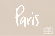Paris | A Romantic Font, a Sans Serif Font by Jen Wagner Co (Thumbnail 5 of 5)