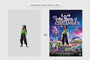 Y3K Concert Tour Poster PSD Template, a Poster Template by Bornx Design (Thumbnail 2 of 9)