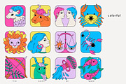 ZODIAC funny hand drawn collection, an Object Illustration by Lena Nikolaeva (Thumbnail 4 of 9)