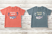 Cute Sharks Set and Patterns, an Animal Illustration by Lemon Workshop (Thumbnail 7 of 16)
