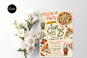 Hand Drawn Adult Birthday Invite, an Invitation Template by heynomi (Thumbnail 19 of 20)