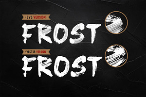 Frost SVG Font Brushes