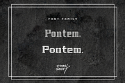 Pontem family (5 style) - *50% off, a Font by ethanissweet (Thumbnail 1 of 7)