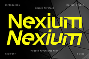 Nexium | Modern Futuristic Tech Font, a Symbol Font by Masyafi Studio (Thumbnail 1 of 8)