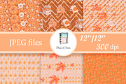 Cozy Fall Planner Stickers & Pattern, a Design Template by DigitalDesignAI (Thumbnail 3 of 15)