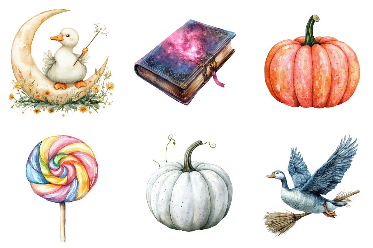 Pastel Halloween Aesthetics Png, an Illustration by SinaCreation (Photo 2 of 7)