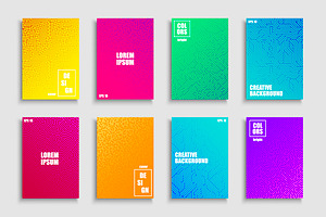Colorful gradient digital posters, a Brochure Template by ExpressShop