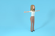 Female Character Lucy, a Characters & Person 3D Model by 3DTreatment (Thumbnail 14 of 32)