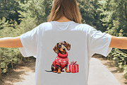 Christmas Dog Sublimation Clipart Bu, an Illustration by CrexoraLab (Thumbnail 5 of 5)