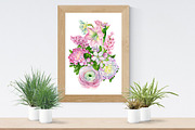Beautiful bouquet of flowers, a Decorative Illustration by Hanna Hryharenka (Thumbnail 5 of 10)