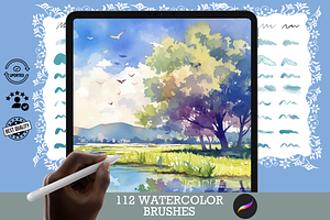 Watercolor Nature Brushes