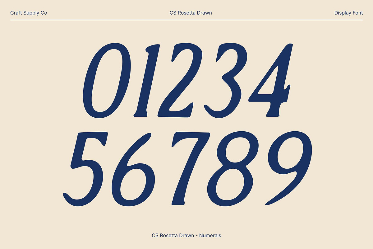 CS Rosetta Drawn, a Serif Font by Craft Supply Co. (Photo 4 of 8)