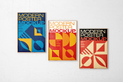 Modern Poster Mockup Set, a Print Template by Deeplab (Thumbnail 19 of 25)