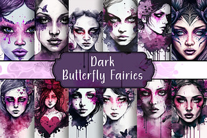 Dark Butterfly Fairies