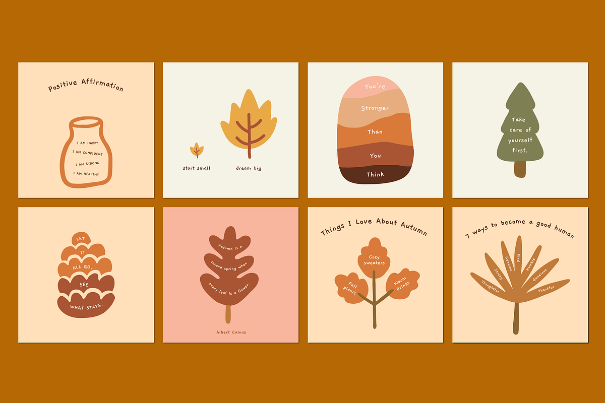 Cozy Fall Instagram Post CANVA, a Social Media Template by Elokka Std. (Photo 4 of 11)