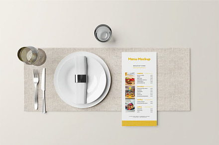 Menu Mockup