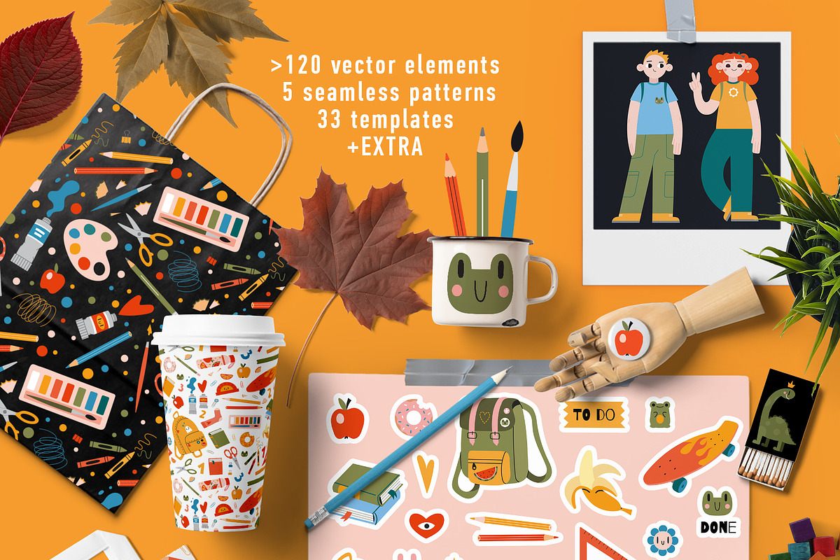 Back to school illustrations, an Education Illustration by WinWinFolly (Photo 3 of 8)