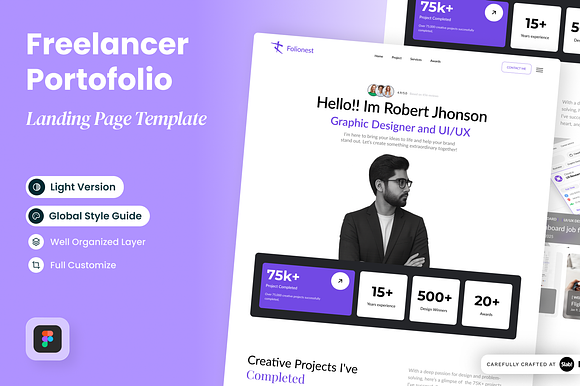Folionest - Freelancer Portfolio preview 5
