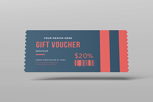 Gift Voucher Mockup