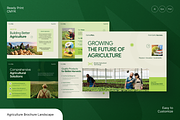 Agriculture Landscape Brochure, a Brochure Template by Annora Studio (Thumbnail 1 of 4)