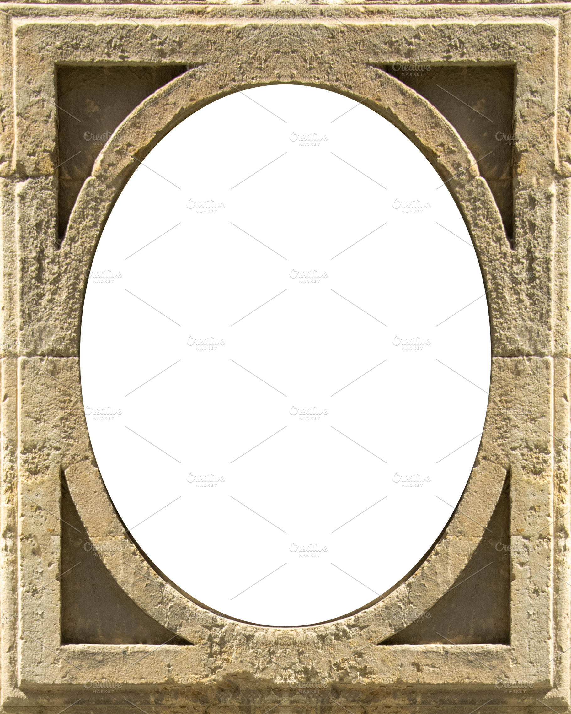 Medieval emblem carved in stone wall, an Abstract Photo by DanFLCreativo