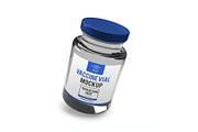 Vaccine Vial Mockup Template Set, a Packaging Mockup by DesignRushMarket (Thumbnail 6 of 11)