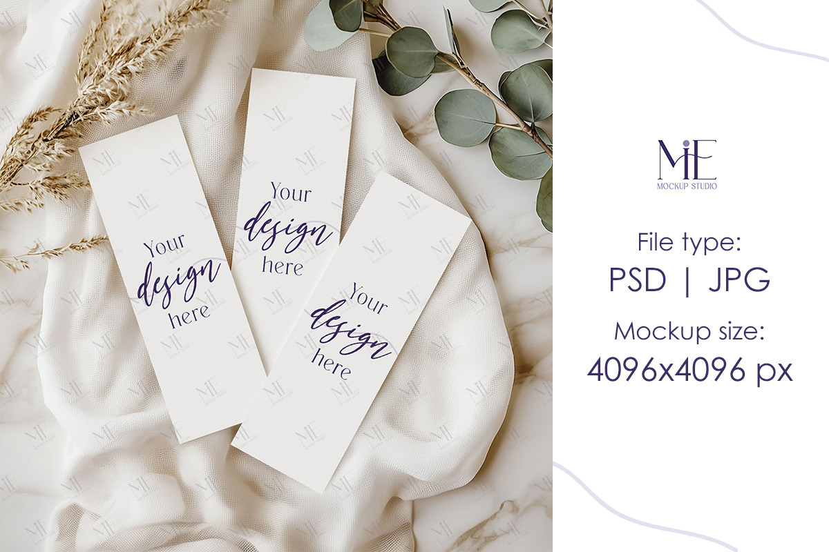 Bookmark Photo Strip Mockup Set PSD, a Mockup by Mie Mockup Studio (Photo 7 of 9)