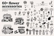 Flower People vector illustrations, a Person Illustration by dicreate (Thumbnail 6 of 14)