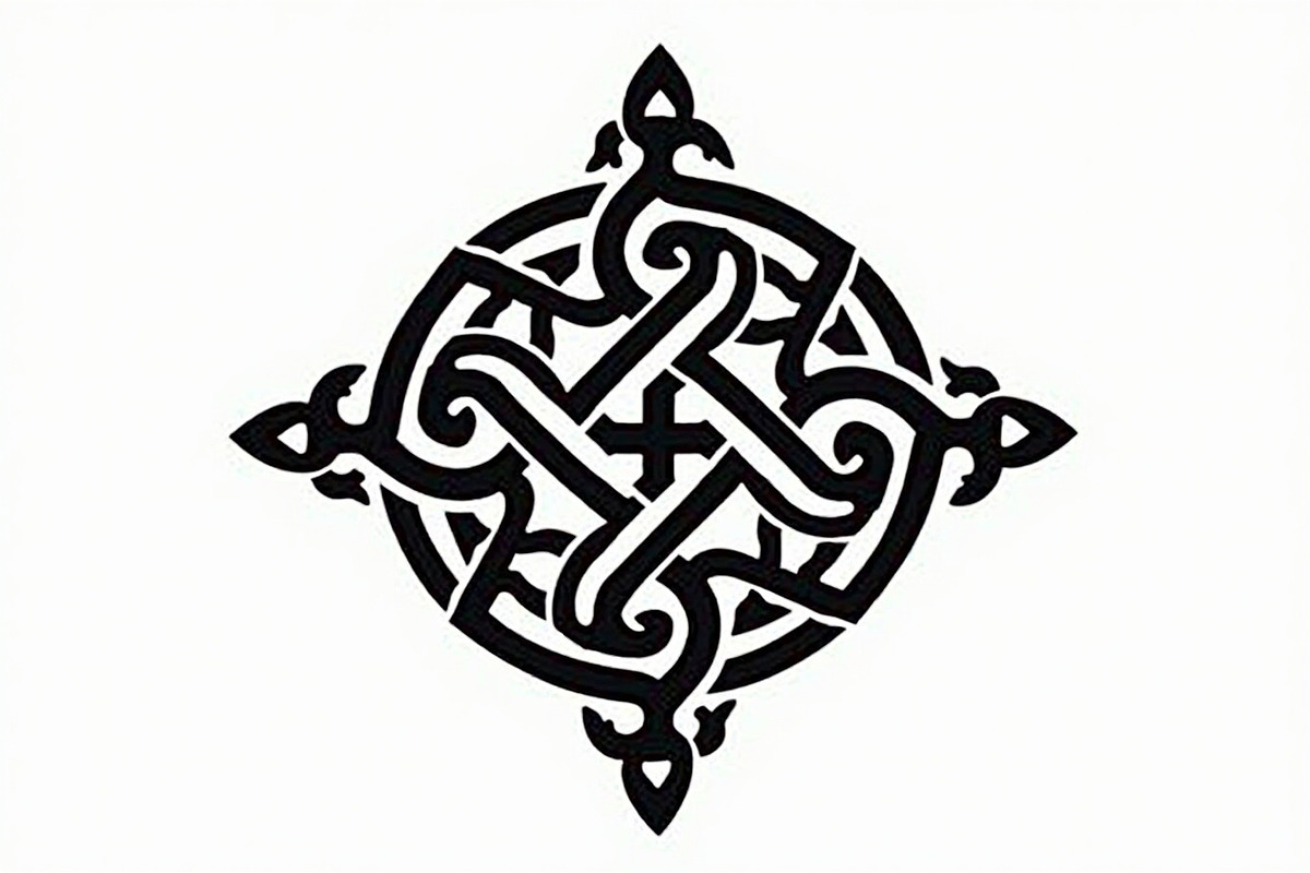 Celtic Tribal Tattoo Knot Bundle, an Illustration by hafijul (Photo 3 of 9)