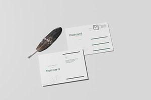 Minimalist Postcard Mockup