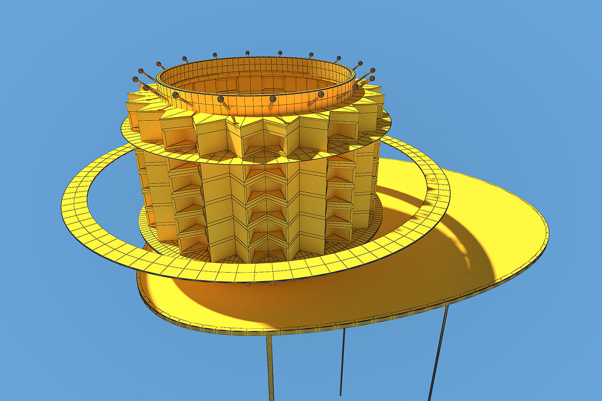 Futuristic Architecture Skyscraper 8, an Architecture 3D Model by Daniel Mikulik (Photo 6 of 6)