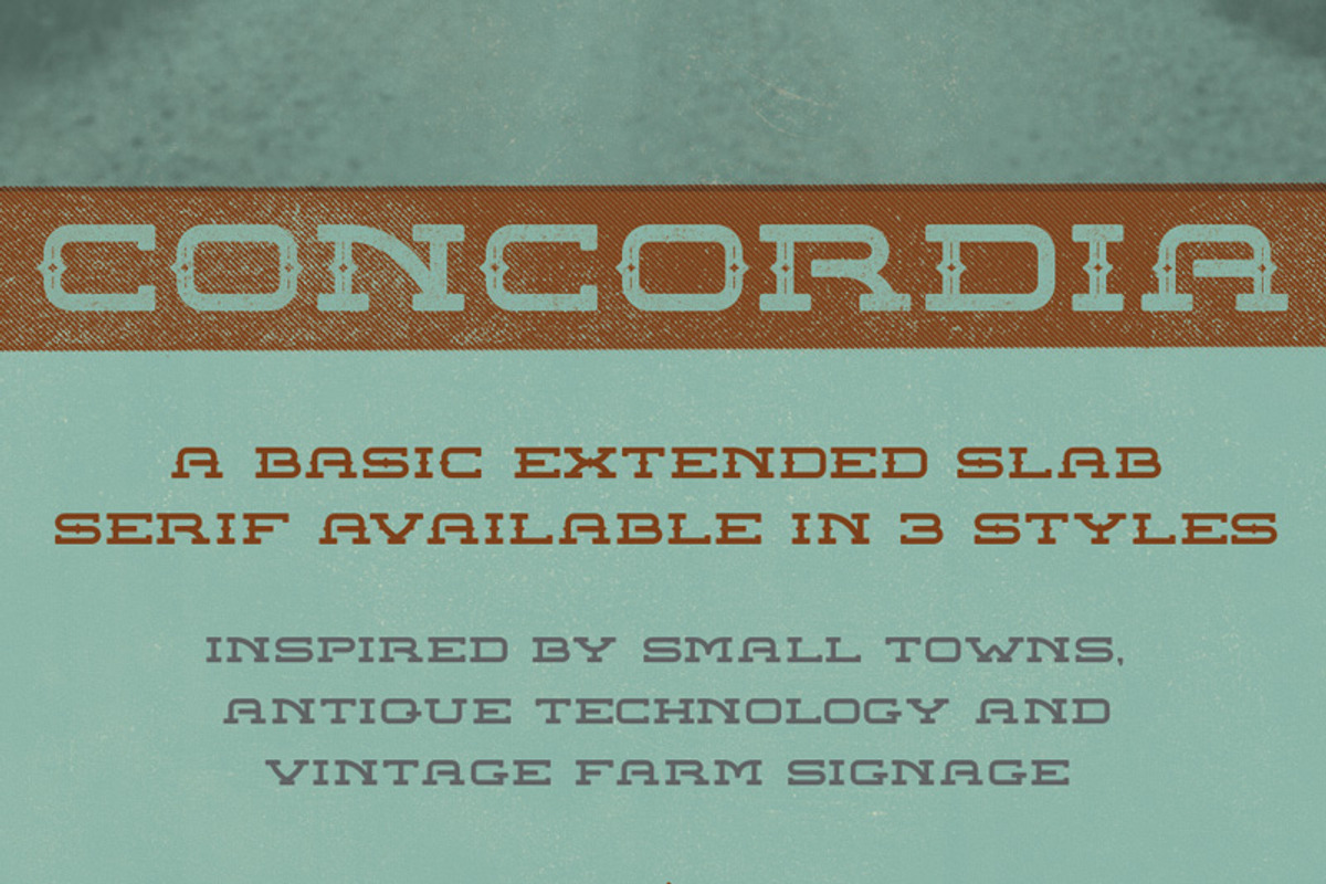 CONCORDIA TYPEFACE preview 5