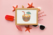 Groovy Summer Collection, a Seasonal Illustration by NataKa (Thumbnail 8 of 9)