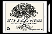 Leaf & Branch Brushes For Procreate, a Brush Add-On by Design Material Co. (Thumbnail 1 of 7)