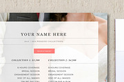 Wedding Photographer Price List, a Flyer Template by roselindoco (Thumbnail 3 of 3)