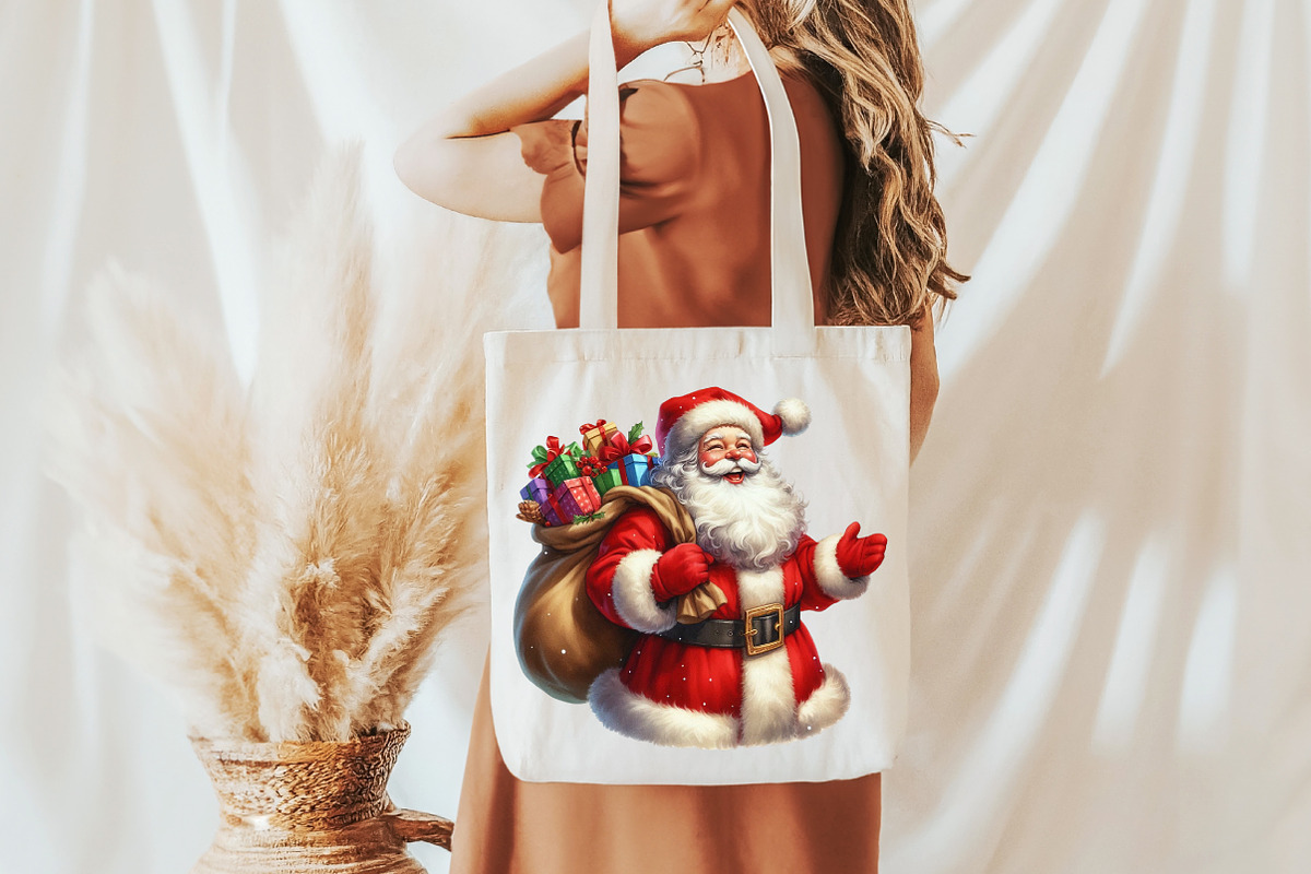 Vintage Christmas Clipart, an Illustration by Pixels.Craft (Photo 4 of 7)