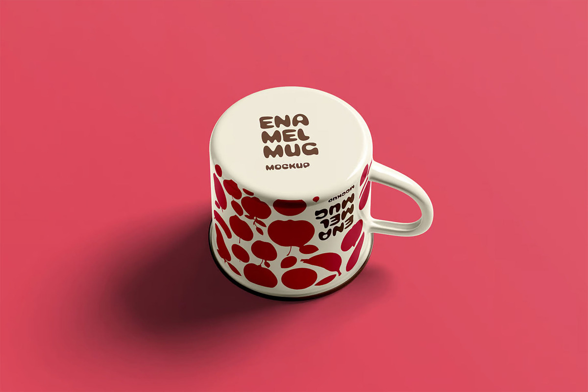 Enamel Mug Mock-up, a Cups & Container Mockup by Se٧enStudio (Photo 5 of 13)