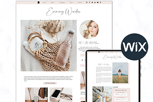 Wix Blogger Website Template