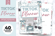 TikTok Printable Planner & Workbook, a Stationery Template by Jennifer Magri Templates (Thumbnail 1 of 8)